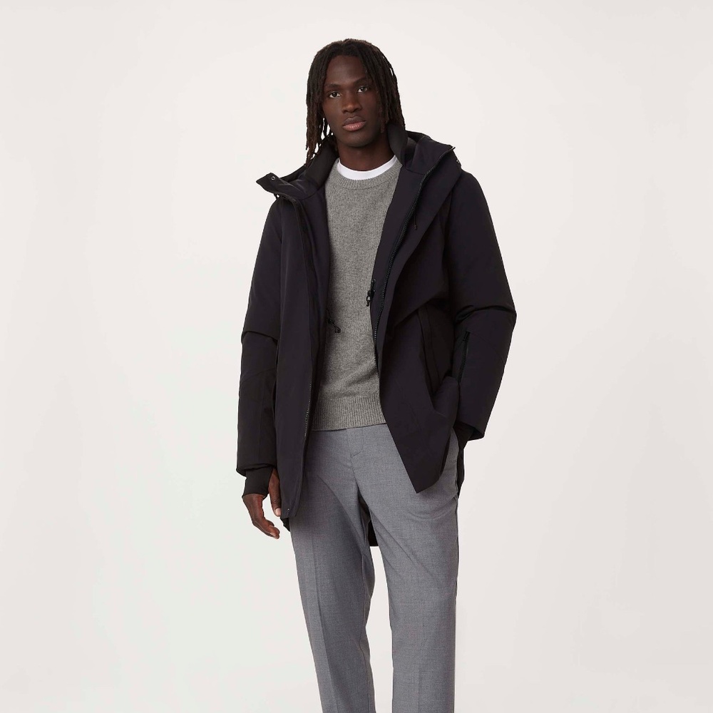 Frank and Oak The Capital Parka in Black - gently used